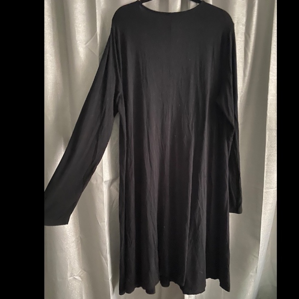 Black long sleeve “tall” dress!
